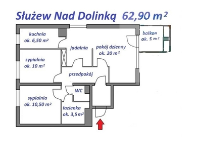 Mieszkanie Warszawa Służew, ul. Noskowskiego Zygmunta