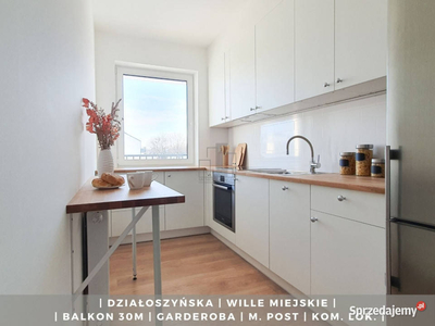Działoszyńska Wille Miejskie | balkon 30m | m.post
