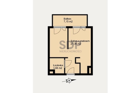 Mieszkanie na sprzedaż 31,04 m², piętro 1, oferta nr 33552