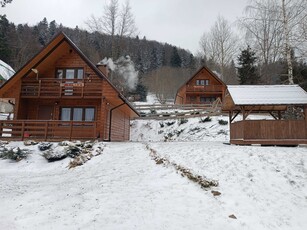 Bieszczady całoroczny drewniany domek