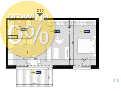 Blisko centrum przy Parku Śląskim 2 pok 52,10m2