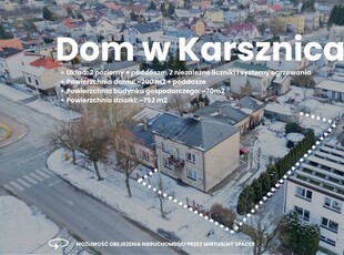 Dom – dwa liczniki i systemy ogrzewania - os. Karsznice, blisko S8