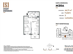 Nowe mieszkanie dwupokojowe(NrM 20A)