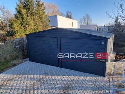 Garaż blaszany 6x6 grafit *producent*wzmocniony profilem*jakość*