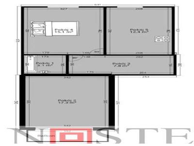 Mieszkanie na sprzedaż 2 pokoje Warszawa Mokotów, 56 m2, 3 piętro