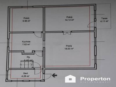 Mieszkanie na sprzedaż 3 pokoje Świdnica, 72 m2, parter