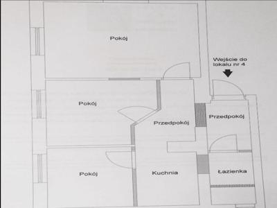 Mieszkanie na sprzedaż 3 pokoje Wrocław Fabryczna, 48 m2, 1 piętro