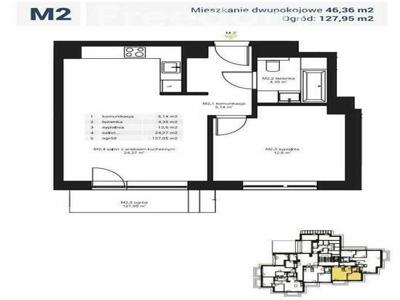 Mieszkanie 2-pokojowe ogrodem 127 m 0% prowizji