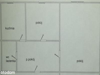 Obniżka ceny! 2 pokoje z kuchnią 38,85m² Działdowo