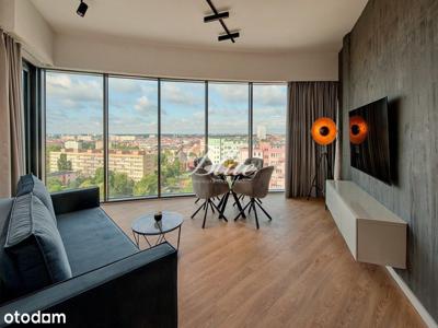 Apartament w Hanza Tower XI piętro taras