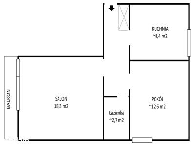 Mieszkanie w Centrum 49,61 m2