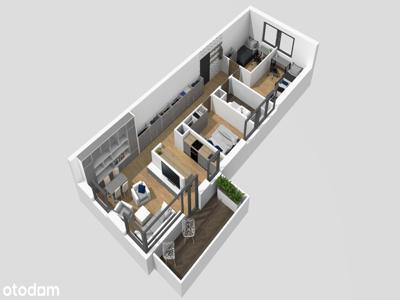 4 pokoje / 72 m2 / oddzielna kuchnia