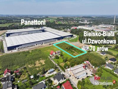 70 arów w Bielsku-Białej przy Panattoni