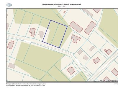 Działka budowlana blisko przystanku i sklepów