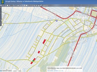 Działka budowlana w Sokołowie Młp 10.58 ara