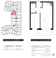 Mieszkanie Lublin 46.94m2 2 pokojowe