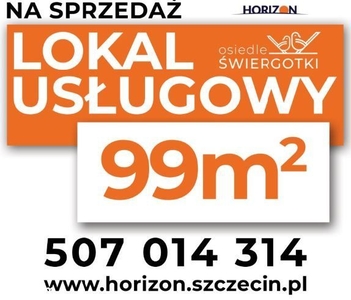 99m2 | lokal usługowy | Oś. Świergotki