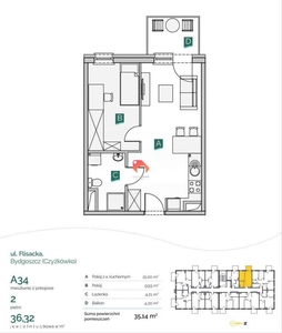 Czyżkówko! 0% prowizji! M2 36,32m2!