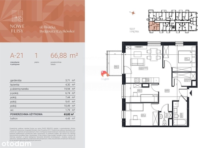 Czyżkówko! 0% prowizji! M5 66,80m2 z garderobą!