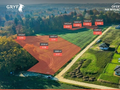 Działka na sprzedaż 1 005,00 m², oferta nr GRS-GS-2073