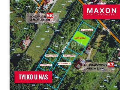 Działka na sprzedaż 1 240,00 m², oferta nr 7139/GS/MAX