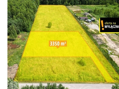 Działka na sprzedaż 3 350,00 m², oferta nr GH212825