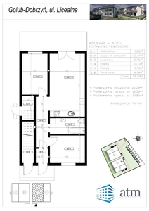 Mieszkanie 58,59m2 w stanie deweloperskim