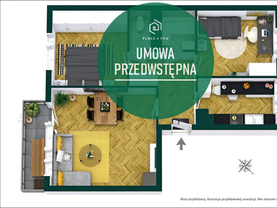 Mieszkanie na sprzedaż 61,14 m², piętro 4, oferta nr 725/14727/OMS