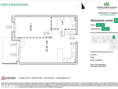 Nowe mieszkanie w Ciechocinku (M40)