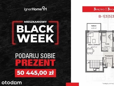 ul. Mogilska, 34.47m2, 6 piętro + balkon!