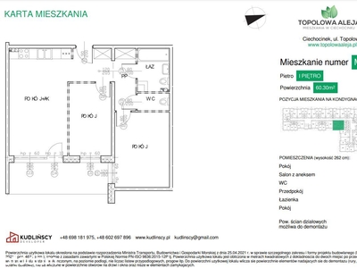 Przestronne mieszkanie w Ciechocinku (M27)