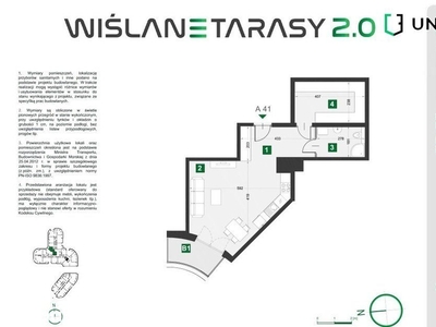 Wiślane Tarasy | Grzegórzecka |47 m2 |bez prowizji