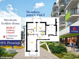 Ale przestrzeń na Teofilowie! - 89 m2 - 4 pokoje