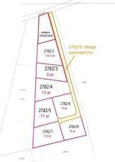 działki budowlane Kłyżów nr 2782/3 Krzaki Pysznica Stalowa Zarzecze