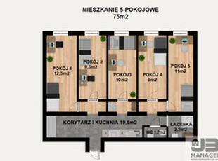 Mieszkanie w zadbanej kamienicy na wrocławskim Szczepinie 75m2