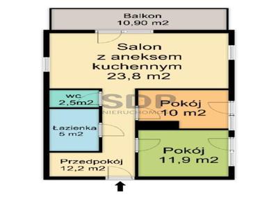 Apartament nad Odrą! 3 pokoje,Balkon, Promocja