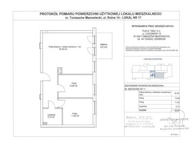 Nowe 3-pokojowe mieszkanie Rolna 8/14 m17 Tomaszów