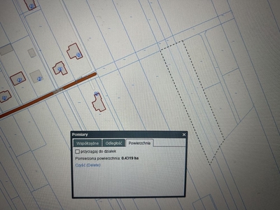 Działka Miętne ul.Polna 4319m