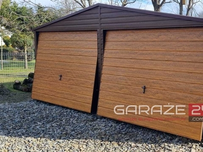 Garaż blaszany 6x5m* PREMIUM*producent*wzmocniony profilem*jakość*