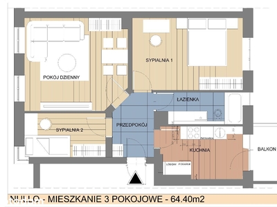 Rezerwacja Zadbane, 2pokojowe mieszkanie - Łężyca!