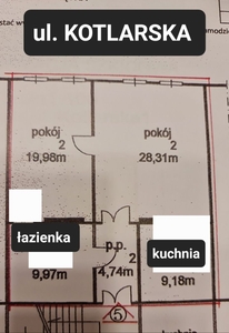 Sprzedam mieszkanie 72m2 Świdnica Kotlarska 1