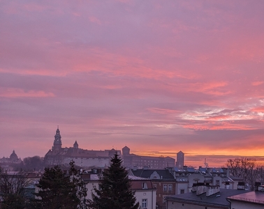 Stare Dębniki, widok na Wawel i Wisłę, bez prowizji