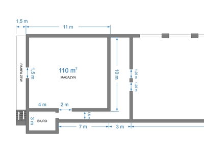 Wynajmę powierzchnię magazynowo- biurową 656,5 m2