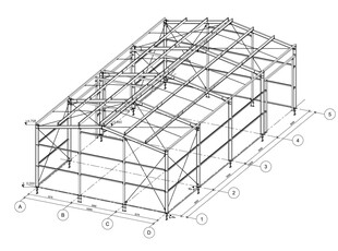 Konstrukcja hala stalowa 10x20