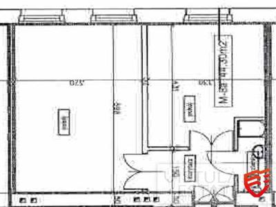 Mieszkanie na sprzedaż 2 pokoje Kraków Stare Miasto, 42,60 m2, 3 piętro