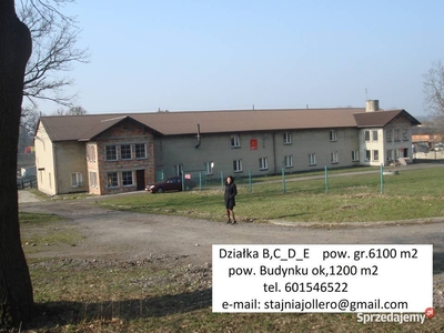 1200 m2 budynek mieszkalny, oraz -usł-produkcyjny