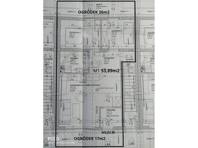 Mieszkanie 54 m2 z dwoma ogródkami w Łańcucie