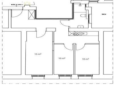 Mieszkanie na sprzedaż 3 pokoje Wrocław Krzyki, 55,66 m2, 4 piętro