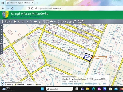 Działka budowlana Milanówek, ul. Promyka 93/12