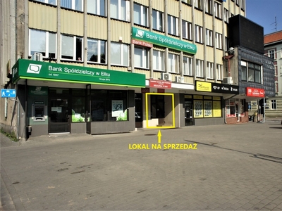 Lokal na sprzedaż| parter| centrum| Ełk